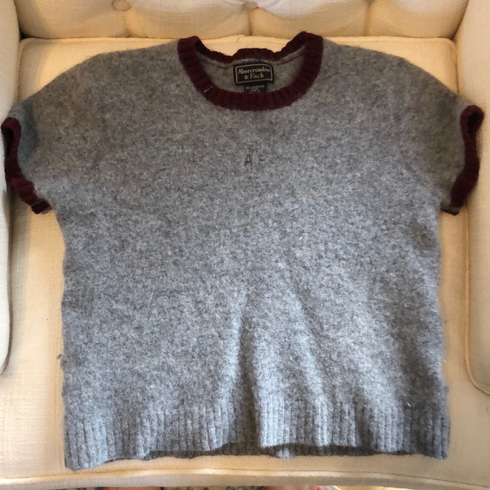 Abercrombie and Fitch wool short sleeve shirt